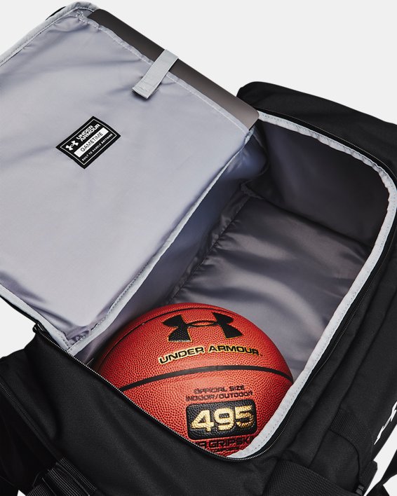 UA Gametime Duffle Bag in Black image number 3